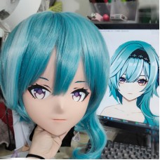 (GLA041)Customize Character'! Female/Girl Resin Full/Half Head With Lock Anime Cosplay Japanese Animego Kigurumi Mask (GLA041)Customize Character'! Female/Girl Resin Full/Half Head With Lock Anime Cosplay Japanese Animego Kigurumi Mask